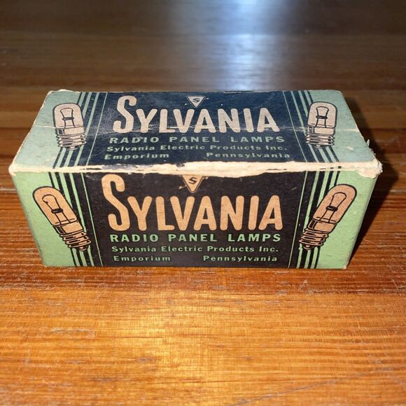 Sylvania S40 Vintage Radio Panel Lamps Bulbs USA HAM - Picture 4 of 11